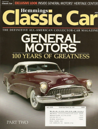 HEMMINGS CLASSIC CAR 2008 APR - ALL GM SPECIAL, RARE CORVAIR, SKYLARK, 8-6-4